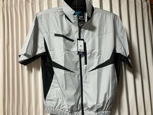 【シンメン】 05901 EURO半袖ジャケット 12.シルバーグレー 4Lサイズ S-AIR（空調服）服のみ 《即決/税込》　　　