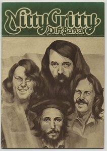 《東京発送》Nitty Gritty Dirt Band【来日公演パンフレット】With Their Friend Vassar Clements 1974