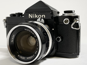 【動作品・返品可】Nikon F2 アイレベル ブラック NIKKOR-S Aout 35mm f2.8 一眼レフカメラ フィルムカメラ ニコン