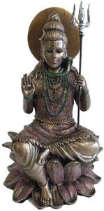 ヒンドゥー教の最高神 シヴァ神像（大黒天、不動明王） 彫刻 彫像/ 世界の創造、再生を司る最高神（輸入品