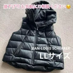 【美品】JEAN-LOUIS SCHERRER PARIS ダウンベスト LL