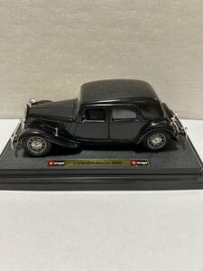 レア絶版希少！burago／ブラーゴ！CITROEN 15cv TA！1/24スケール！ダイキャストミニカー！当時物！ジャンク！