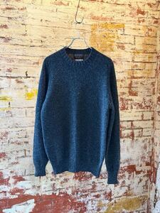 70s Alan Paine SHETLAND WOOL SWEATER ヴィンテージ ビンテージ アランペイン シェットランドウールセーター イングランド製 60s 送料無料