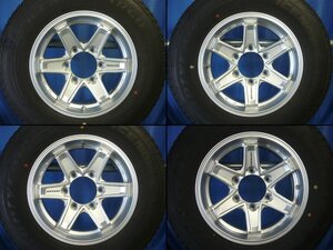 【1円開始】キーラー＋21年製アイスナビカーゴ●15インチ6J＋33 6穴PCD139.7●195/80R15●4本●手渡し可！●200系ハイエース●(fW441