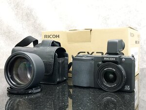 【 J 】 Y5425 RICOH GX200 With VF-1 カメラレンズセット リコー　