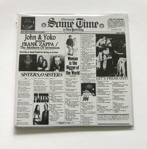 紙ジャケ JOHN LENNON FRANK ZAPPA alternate sometime in new York city 2CD 見開きジャケ　別テイク