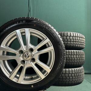 格安イっちゃいますか★ 2022年★美品バリ山★　165/65R14 グッドイヤー　ICENAVI8 スタッドレス 5.5J ＋42 　トールタンクルーミーパッソ