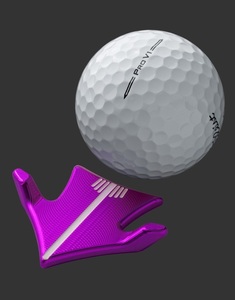 スコッティ・キャメロン Scotty Cameron - Aero Alignment Tool - Bright Dip Violet ボールマーカー マルディグラ記念 新品 限定品