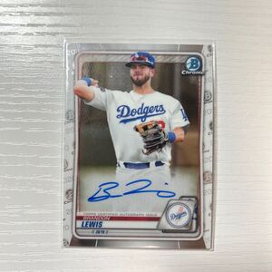 2020 Bowman Chrome Brandon Lewis auto