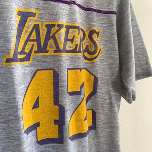 アメリカ古着 80年代 ロサンゼルス レイカーズ ナンバリング ジェームズ・ウォージー U.S Used Clothing LOS ANGELES LAKERS James Worthy