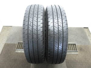 引取大歓迎！195/80R15 107/105N LT　夏2本 2019年製　ファルケン FALKEN W11　CO2-1-9