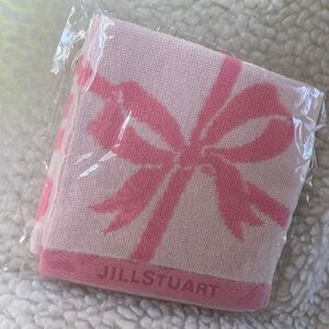 新品 未開封 非売品 ジルスチュアート タオル ハンカチ タオルハンカチ ゆうちょ ピンク リボン JILL STUART ノベルティ ハンドタオル