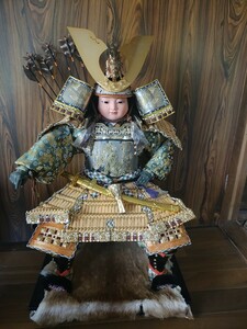 日本人形 五月人形 端午の節句 鎧着武者人形 子供大将飾 