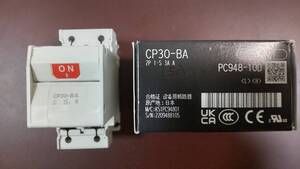 三菱　漏電ブレーカー　ＣＰ３０－ＢＡ　２Ｐ　１５Ａ　未使用品　（箱は３Ａ用です）