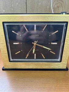 1-362 シチズン　CITIZEN 置き時計　ジャンク　クォーツ　QUARTZ 置時計