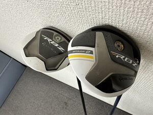 G384-X6-74 TaylorMade テーラーメイド フェアウェイウッド 2本セット RBZ 3 15°/RBZ STAGE2 3 14.5° 現状品①