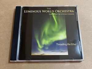 CD STEVEN CHESNE / THREADING THE ERHER BRMA00003 THE LUMINOUS WORLD ORCHESTRA ヨガ YOGA CDラベル面に書き込みあり