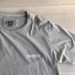 ZANEROBE ワンポイントロゴ　半袖Tシャツ　ベージュ　S