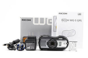 ★極上美品★ RICOH リコー WG-5 GPS ガンメタリック 防水デジタルカメラ