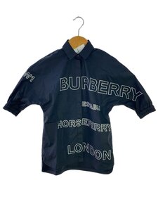 BURBERRY◆ホースフェリーシャツワンピース/100cm(サイズ表記98cm)/コットン/BLK/総柄/8040967