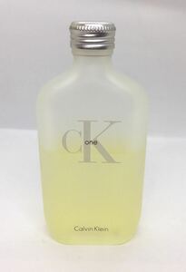 Calvin Klein ck one 200ml 香水 カルバンクライン シーケー ワン オードトワレ　残量約60％　箱とスプレーノズルつき　＃2241