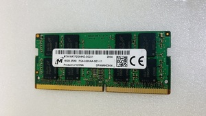 MICRON 2RX8 PC4-3200 16GB DDR4 ノート用メモリ 260ピン ECC無し DDR4 PC4-25600 16GB DDR4 LAPTOP RAM