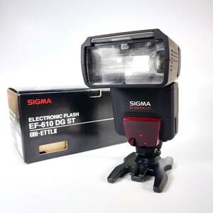 動作品 SIGMA ELECTRONIC FLASH EF-610 DG ST EO-ETTL II CANON キヤノン用 シグマ ストロボ フラッシュ