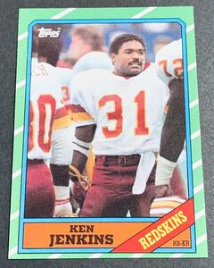 1986 Topps Ken Jenkins 174 Redskins NFL レッドスキンズ　ヴィンテージ