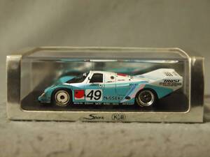 (国際貿易特注) NISSEKI TRUST Porsche 962 C 1991年ルマン24時間 #49 S.Andsker/G.Fouche Spark/国際貿易 1/43 KBS018