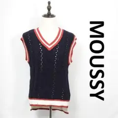 M197 MOUSSY マウジー スリーブレスニット FREESIZE タグ付き