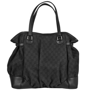 グッチ GUCCI GGキャンバス トートバッグ GGキャンバス レザー 257290 ブラック