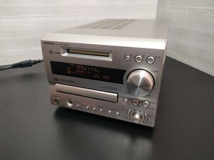 A079/ ONKYO オンキョー FR-9GX CD/ MD TUNER AMPLIFIER チューナーアンプ システムコンポ 本体のみ 【動作品】