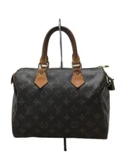 LOUIS VUITTON 1)スピーディ25_モノグラム・キャンバス_BRW PVC ブラウン