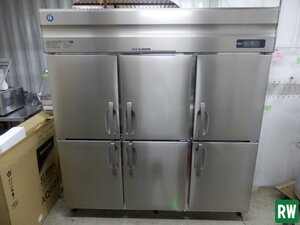 【21年製】縦型6面冷凍庫 星崎 ホシザキ HF-180AT3 三相200V 容積：1264L W1800×D650×H1910㎜ 業務用 6枚 冷凍庫 [2-229015]