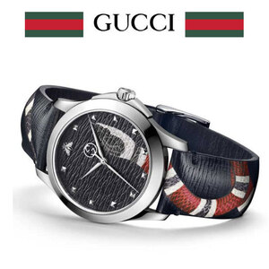 GUCCI グッチ 新品・未使用 腕時計 G-タイムレス キングスネーク YA1264007A　箱付き