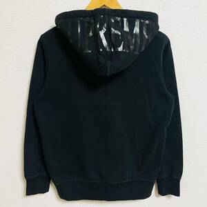 Supreme Hooded Foil Logo Zip Up Sweatshirt Black S 15ss 2015年 黒 ブラック ホイルロゴ ジップアップ フードロゴ スウェットシャツ