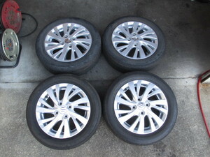 スズキ純正アルミホイル４本　155/65R14　１４×４1/2Ｊ　ＯＦＦ４５　ＰＣＤ１００　４穴　ワゴンＲ　MH44S