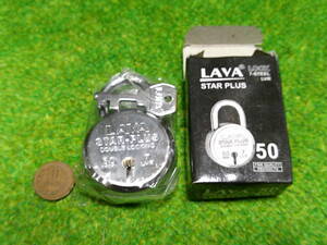 インド南京錠　LAVA STAR PLUS LOCK 7-STEEL LVR　50ｍｍ