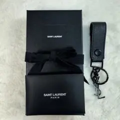 美品 SAINT LAURENT サンローラン キーホルダー キーリング