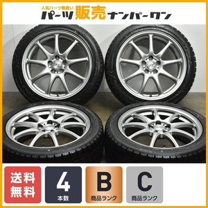 【プリウスなどに】DIOS 17in 7J +50 PCD100 グッドイヤー アイスナビ6 215/45R17 カローラ ツーリング スポーツ インプレッサ レガシィ