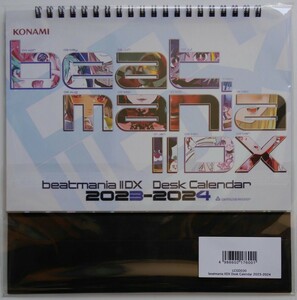 ■即決■beatmania IIDX 30 RESIDENT ORIGINAL SOUNDTRACK コナミスタイル限定 特典 Desk Calendar 2023-2024 A5サイズ卓上カレンダー のみ