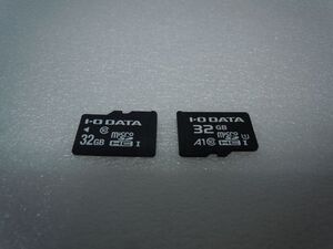 ◆月末大特価◆microSDHCカード 2枚SET IODATA 32GB カードのみ