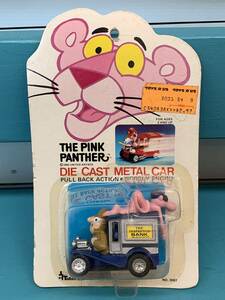 1982年【THE PINK PANTHER★ピンク・パンサー】ダイキャスト・ミニカー★TALBOT TOYS★クルーゾー警部★BANK　銀行