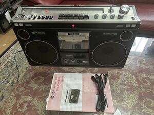 HITACHI 日立 FM AM TRK-8080MKⅡ ラジカセ 整備品未使用近い中古動作品