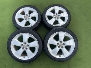 ◆ 希少！トヨタ 30プリウス後期 Sツーリング OP純正 ◆17x7J+50/PCD:100/5穴◆4本セット.KUMHO.215/45R17.2022/2023年製