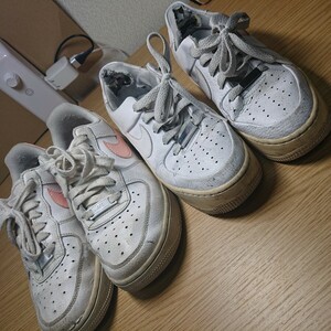 ナイキ NIKE エア フォース WMNS AIR FORCE 22.5cm[AHO287-102] 23cm[AR5339-100] ２足 セット 送料無料 