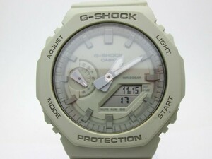 1000円スタート 腕時計 CASIO カシオ G-SHOCK 5611 GA-2100NC クオーツ ナチュラルカラーシリーズ グリーン系 デジアナ メンズ TNN D721