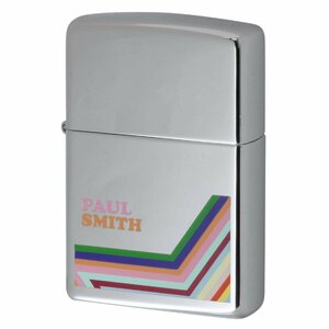 絶版/ヴィンテージ Zippo ジッポー 中古 2002年製造ZIPPO Paul Smith シグネチャーストライプ [S]ほぼ新品同様