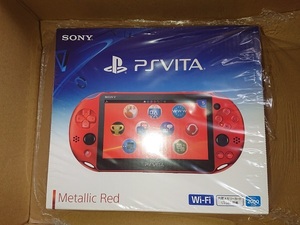 PlayStation Vita Wi-Fiモデル メタリックレッド PCH-2000 ZA26 新品未開封