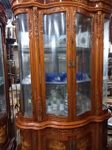 西洋家具　カップボード　豪華　大　幅1220×高さ1900×奥行き450㎜　長期保管品